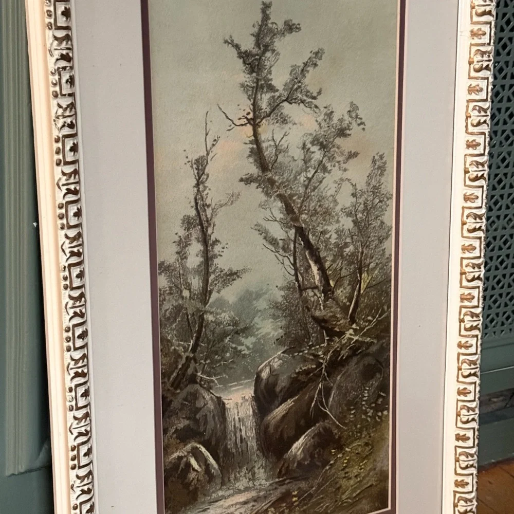 For my Winter Girlies:  vintage Landscape Framed Wall Art (frames are insane)